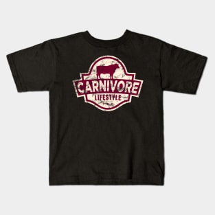 Distressed Carnivore Lifestyle Kids T-Shirt